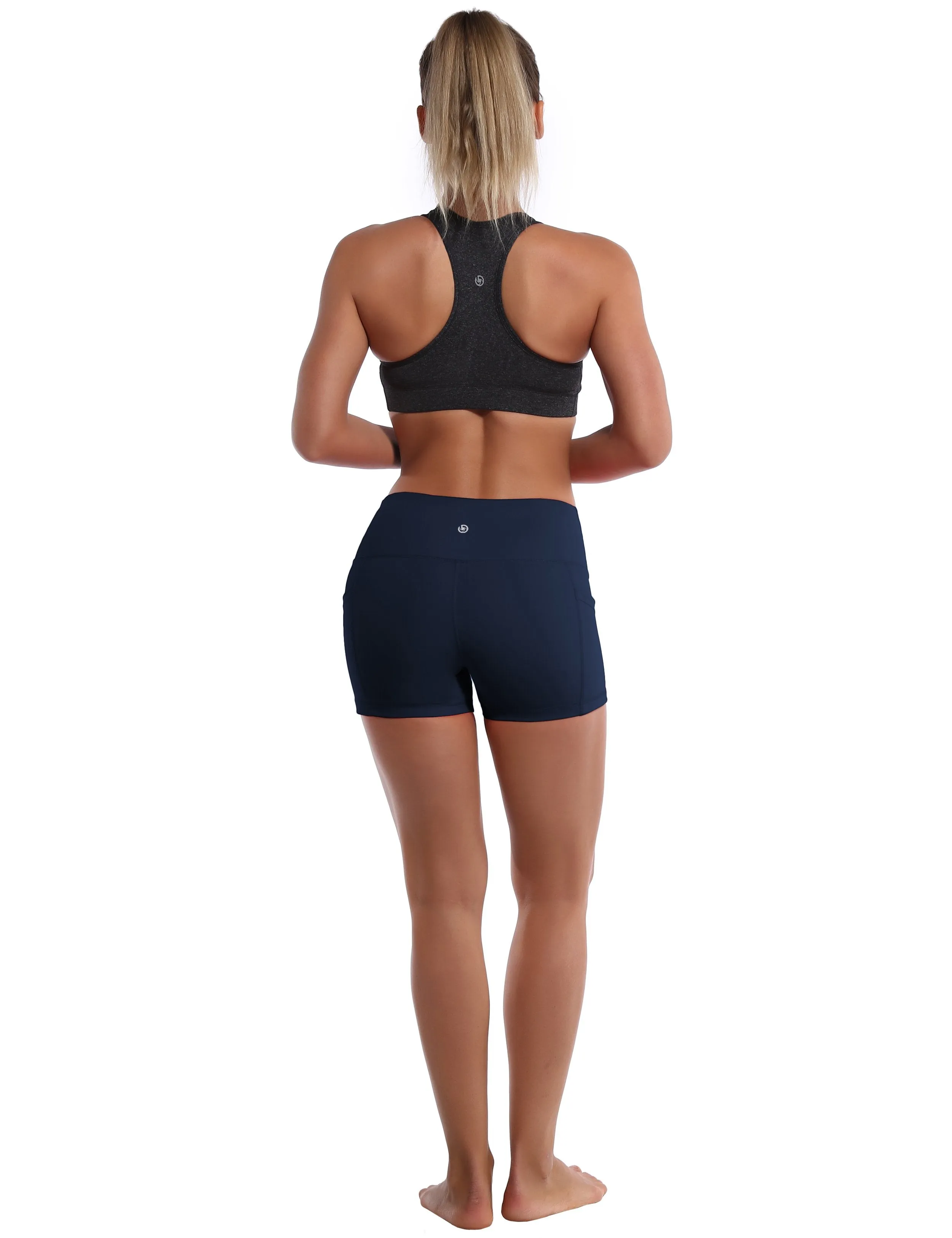 2.5" Side Pockets Biking Shorts darknavy ins_Biking