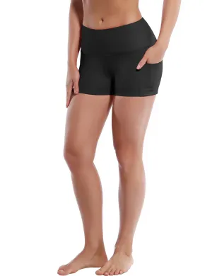 2.5" Side Pockets Tall Size Shorts black_Tall Size