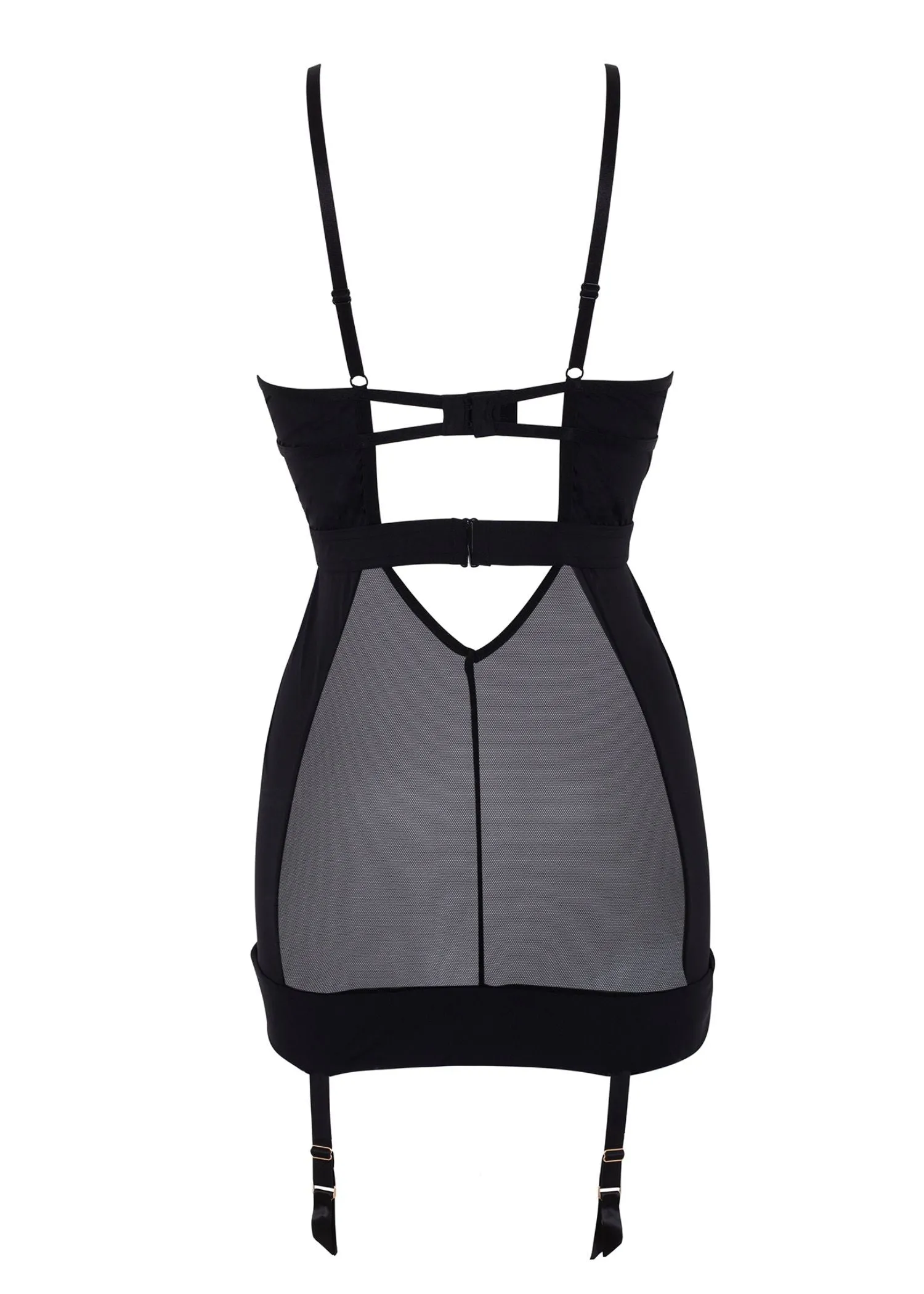 Alanna Longline Basque Dress