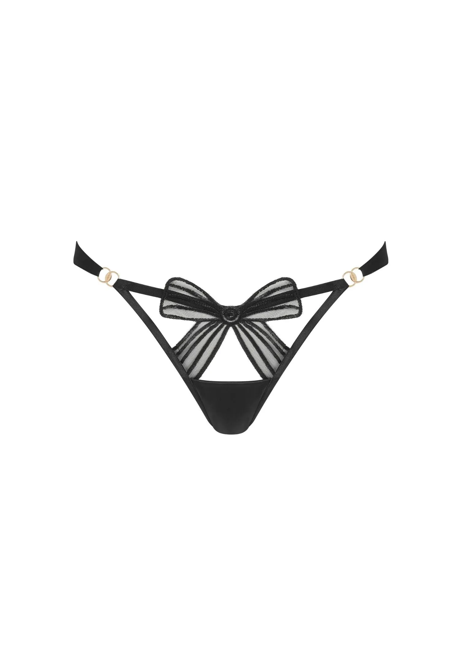Annabel Open-Back Panty (Black)