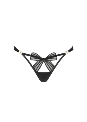 Annabel Open-Back Panty (Black)
