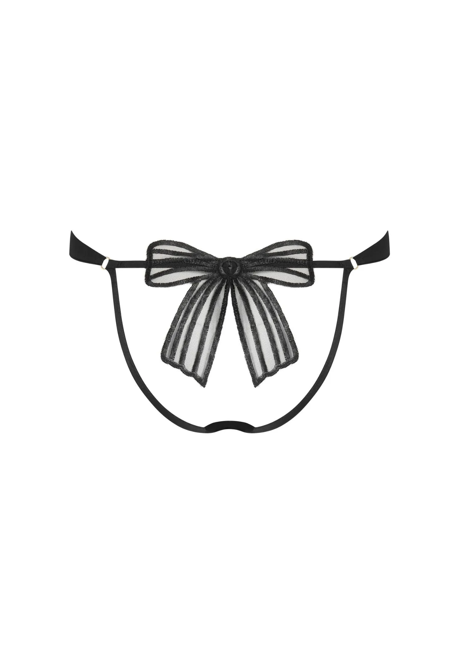 Annabel Open-Back Panty (Black)