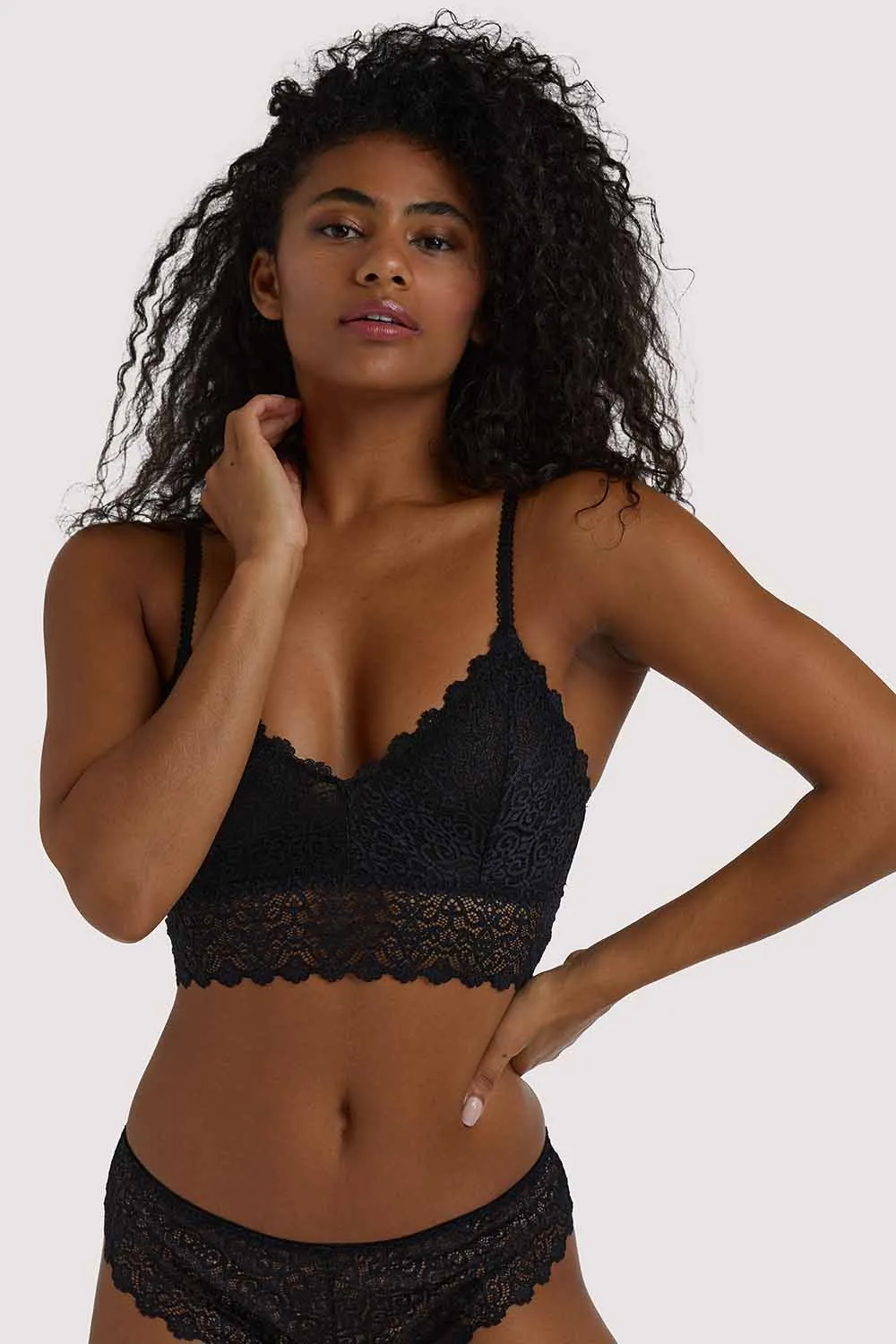 Ariana Black Everyday Lace Bralette
