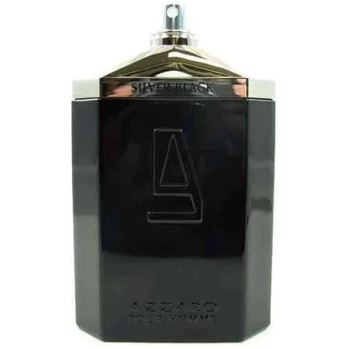 AZZARO SILVER BLACK pour HOMME Cologne 3.4 oz 3.3 New tester