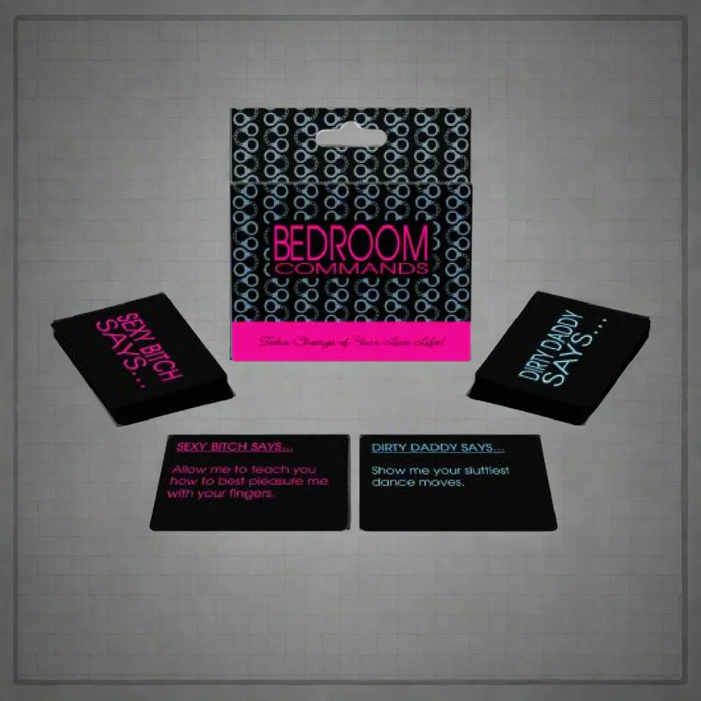 Bedroom Commands Card Game