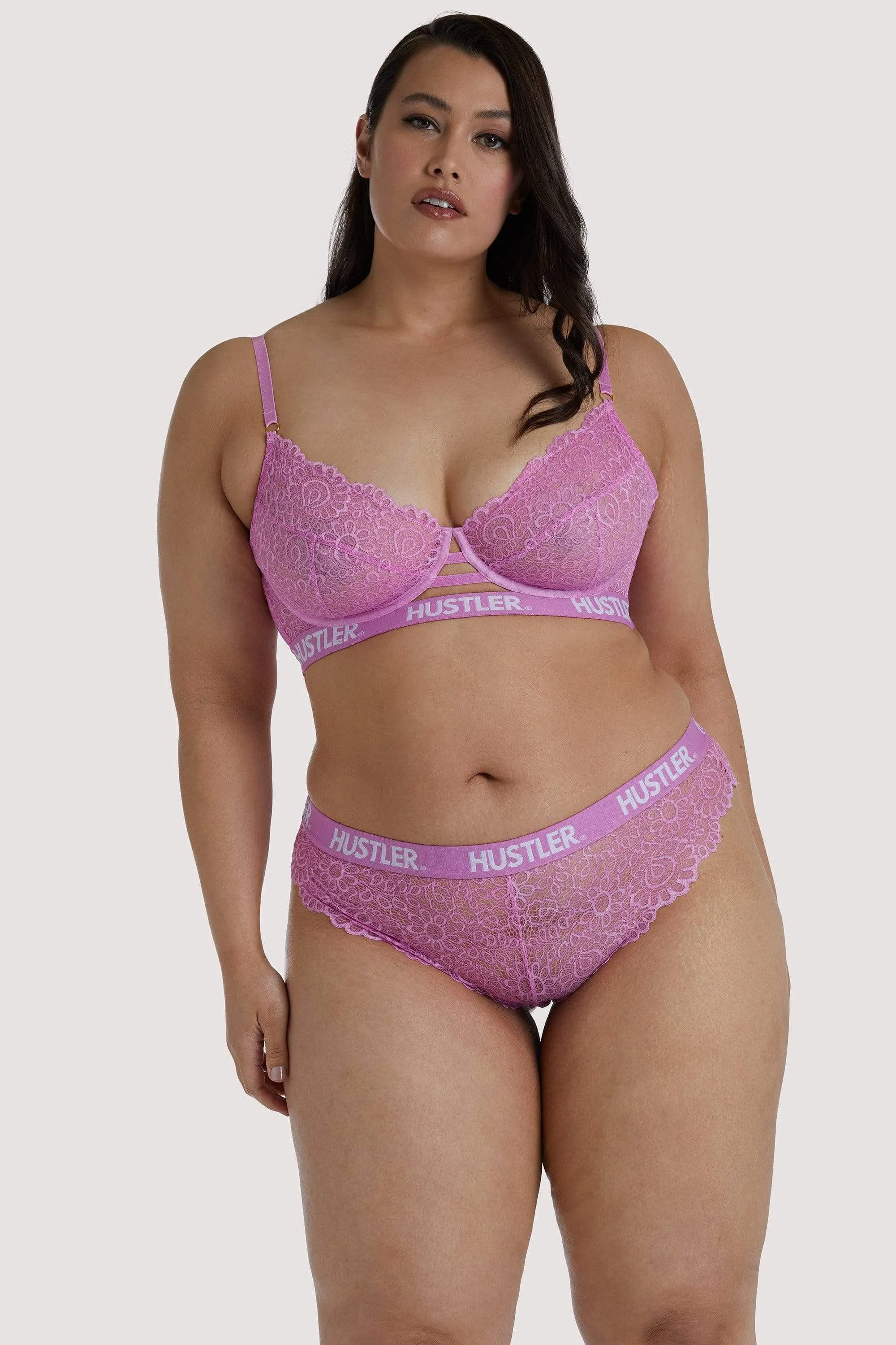 Branded Pink Lace Bra