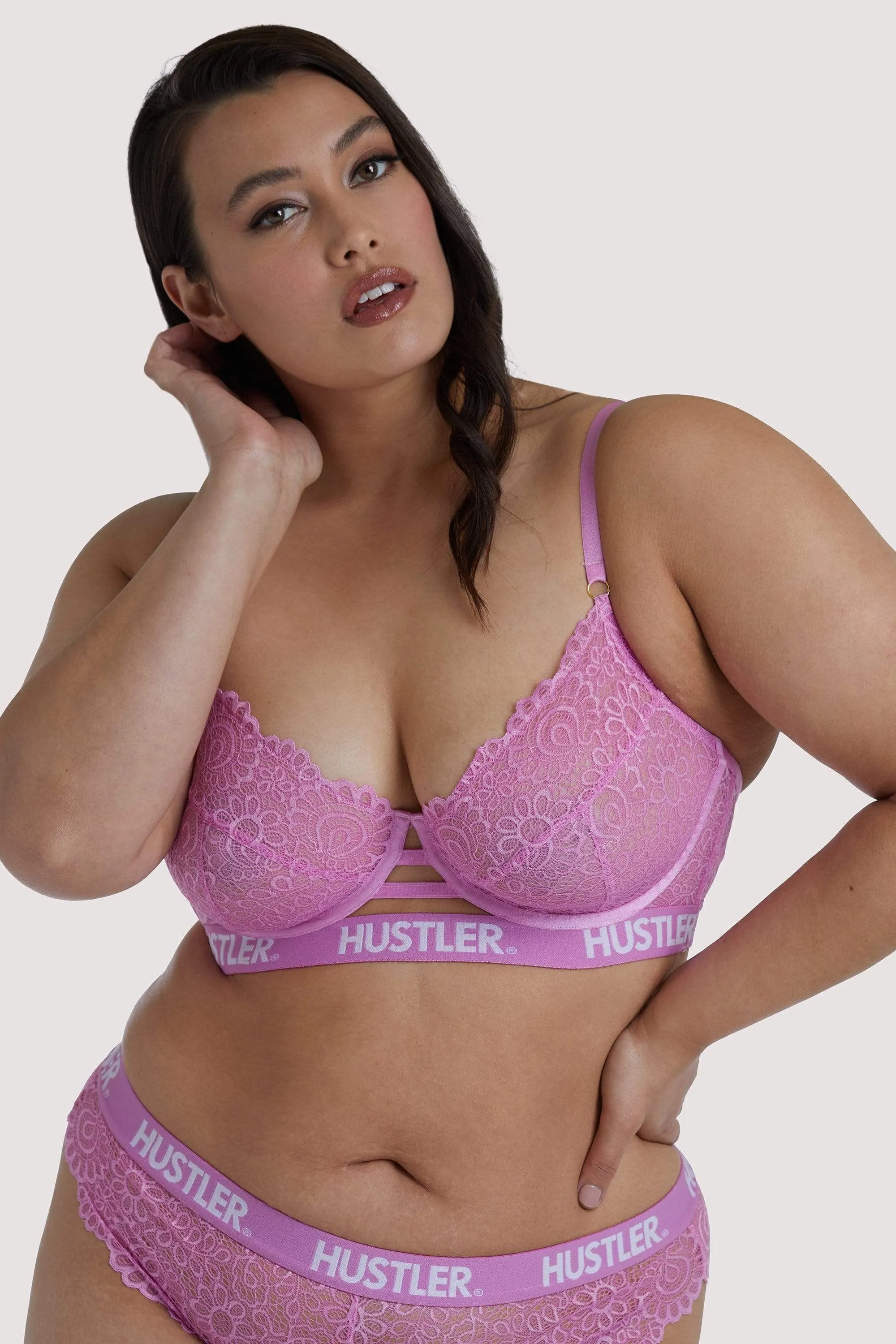 Branded Pink Lace Bra