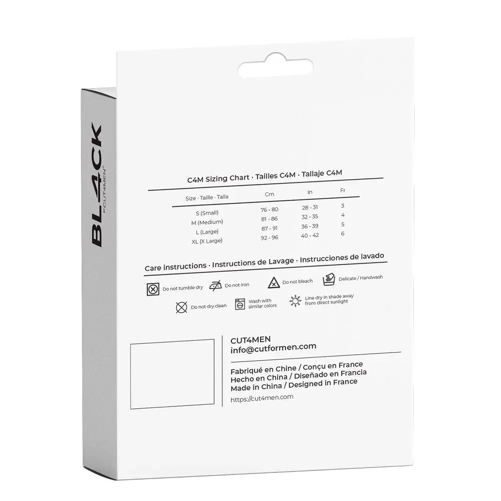 C4M Boost Black Leatherette G-String Large