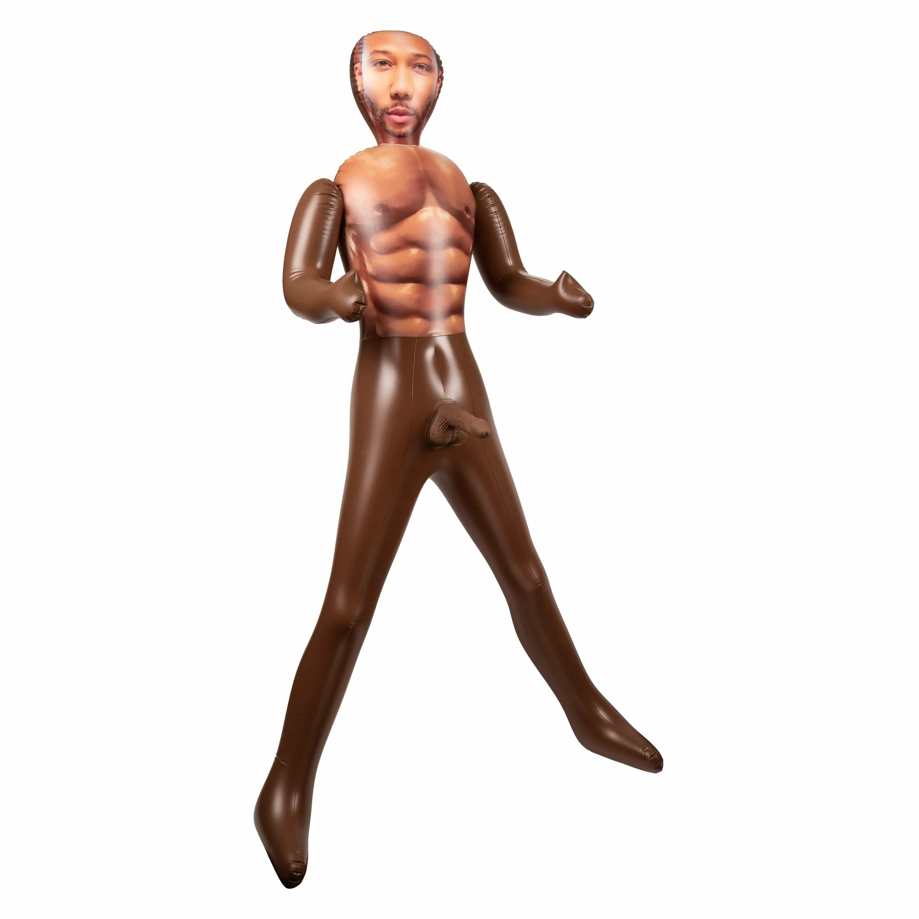 California Exotics - The Mail Man Inflatable Love Doll Masturbator Dildo 5.5 (Brown)