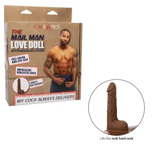 California Exotics - The Mail Man Inflatable Love Doll Masturbator Dildo 5.5 (Brown)