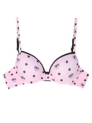 Chiara Ferragni Eyestar Printed Push-Up Strapped Bra