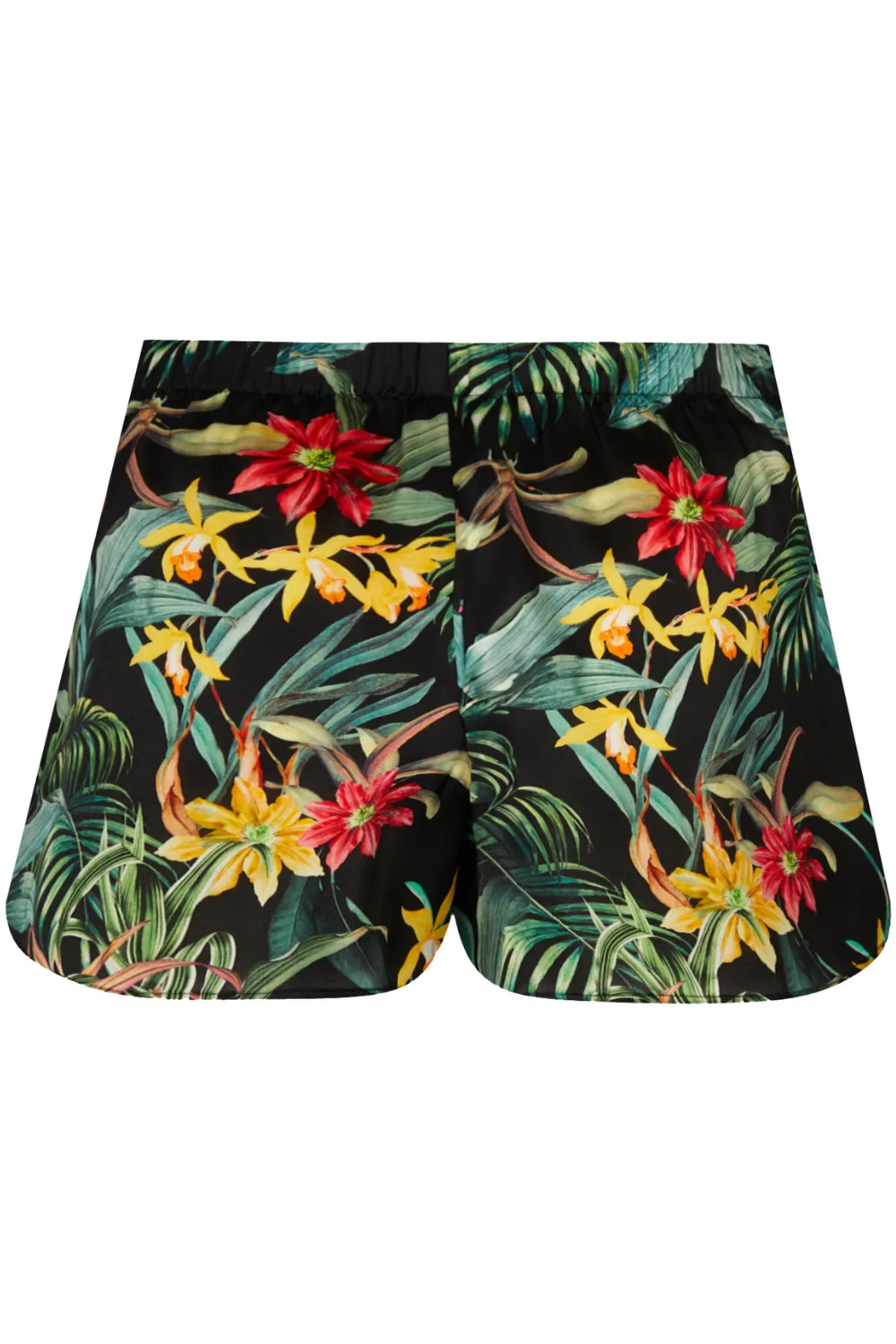 Fleurs Etoiles Silk Shorts