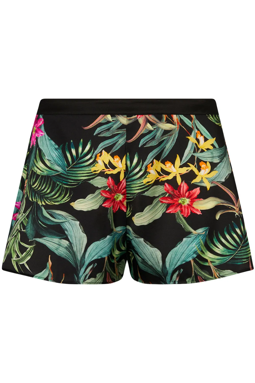 Fleurs Etoiles Silk Shorts