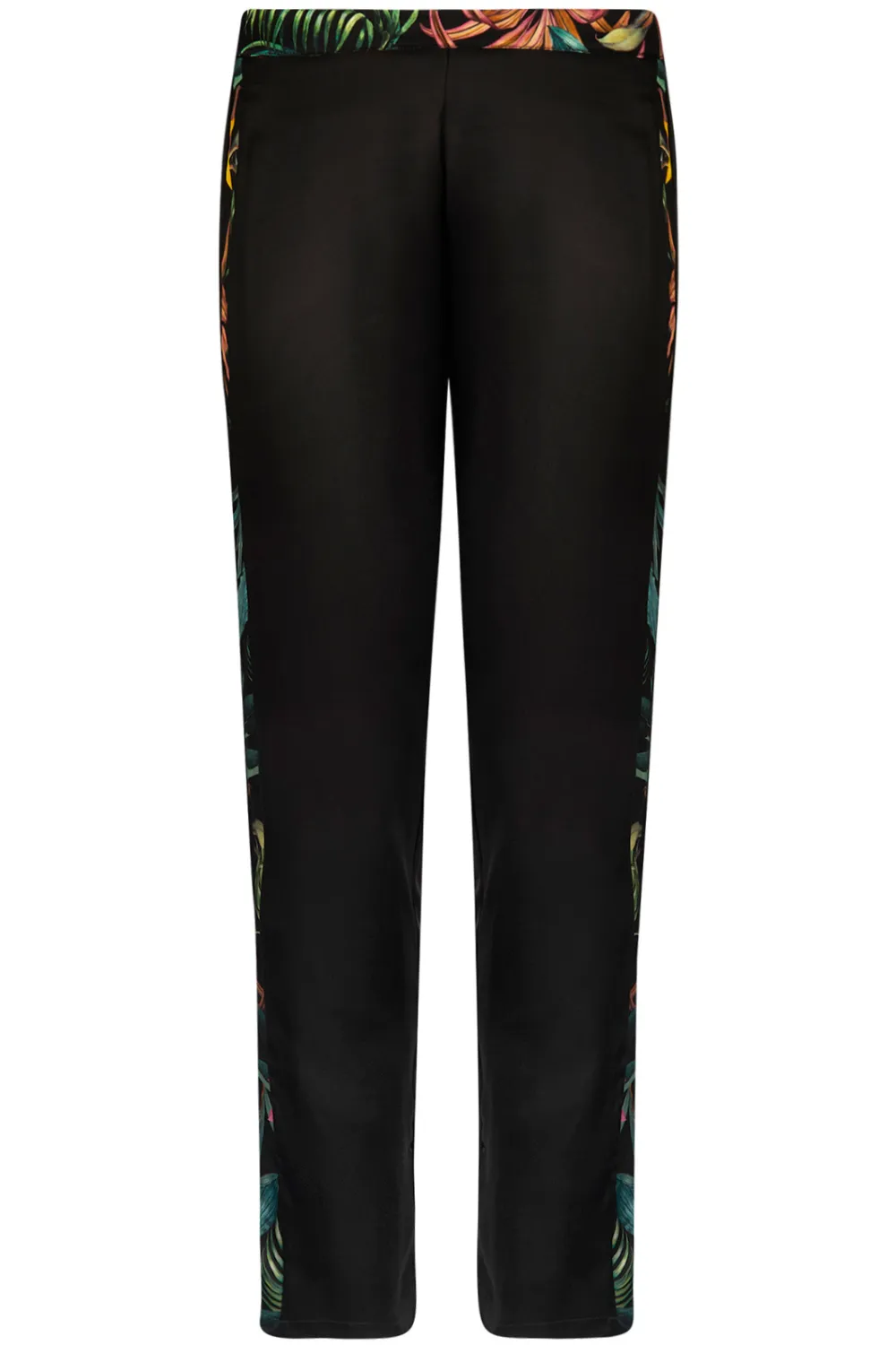 Fleurs Etoiles Silk Trousers