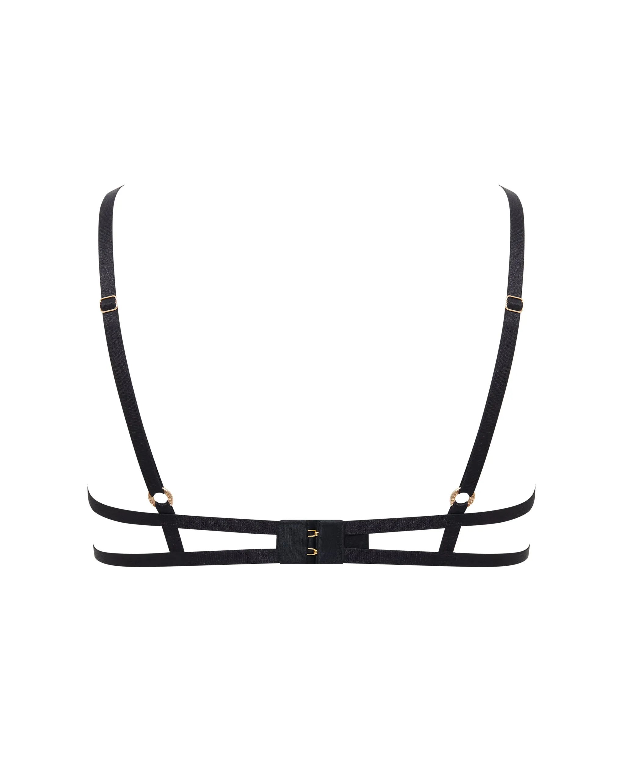 Frida Open Chain Bra Black