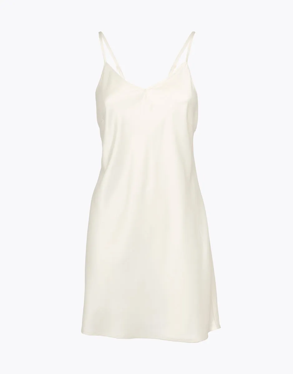 Ivory Satin Nightdress