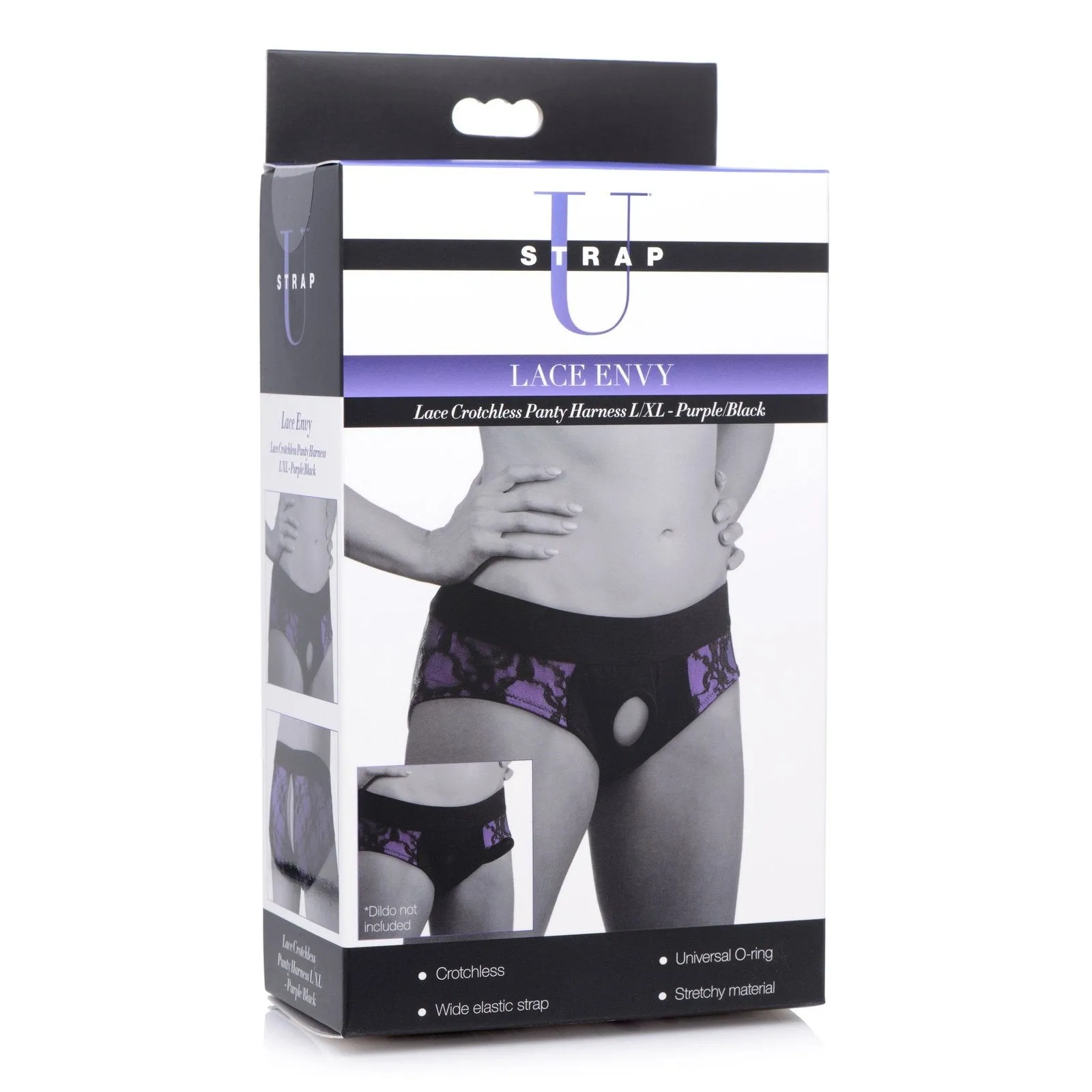 Lace Envy Crotchless Panty Harness