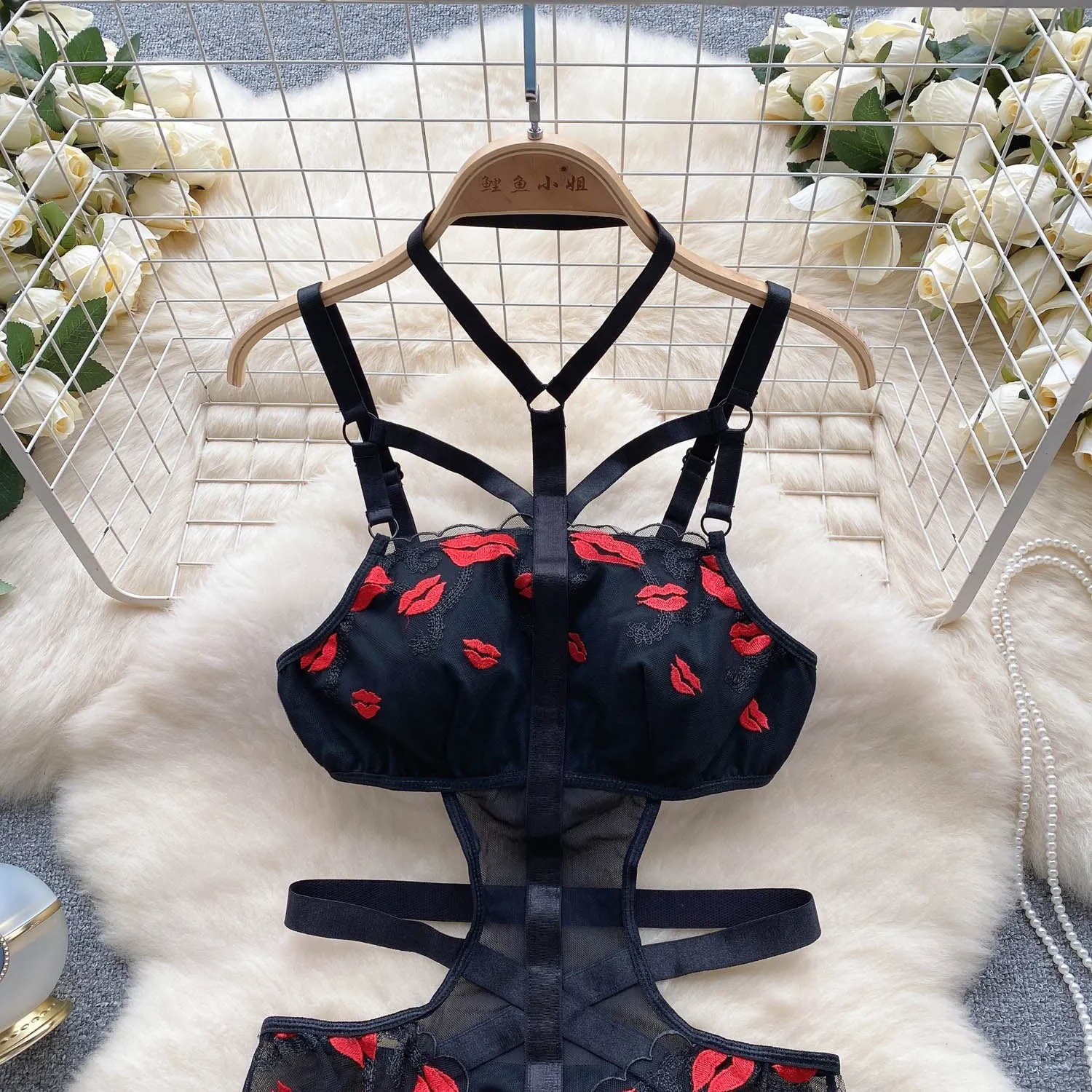 Lips Don't Lie Bodysuit Lingerie