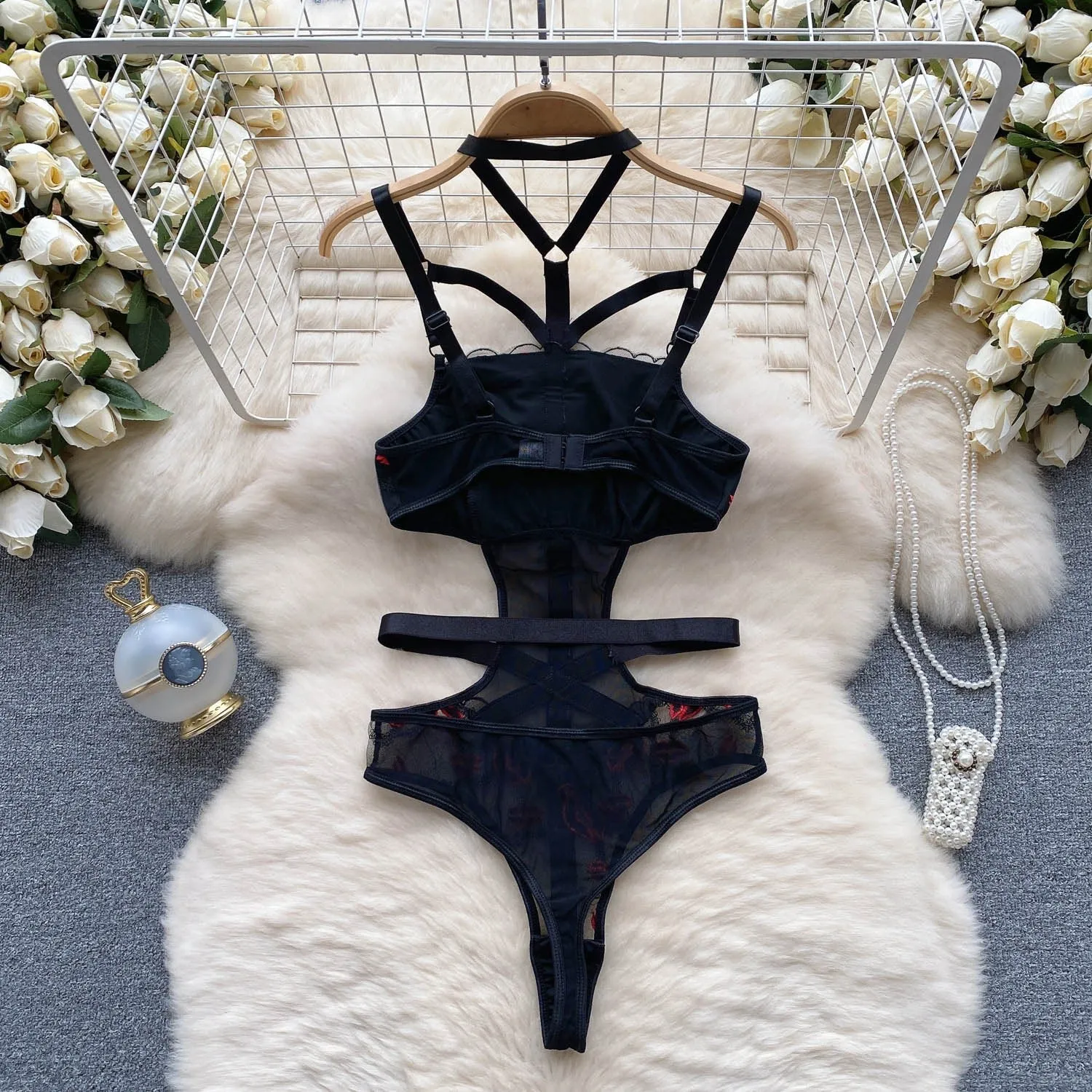 Lips Don't Lie Bodysuit Lingerie