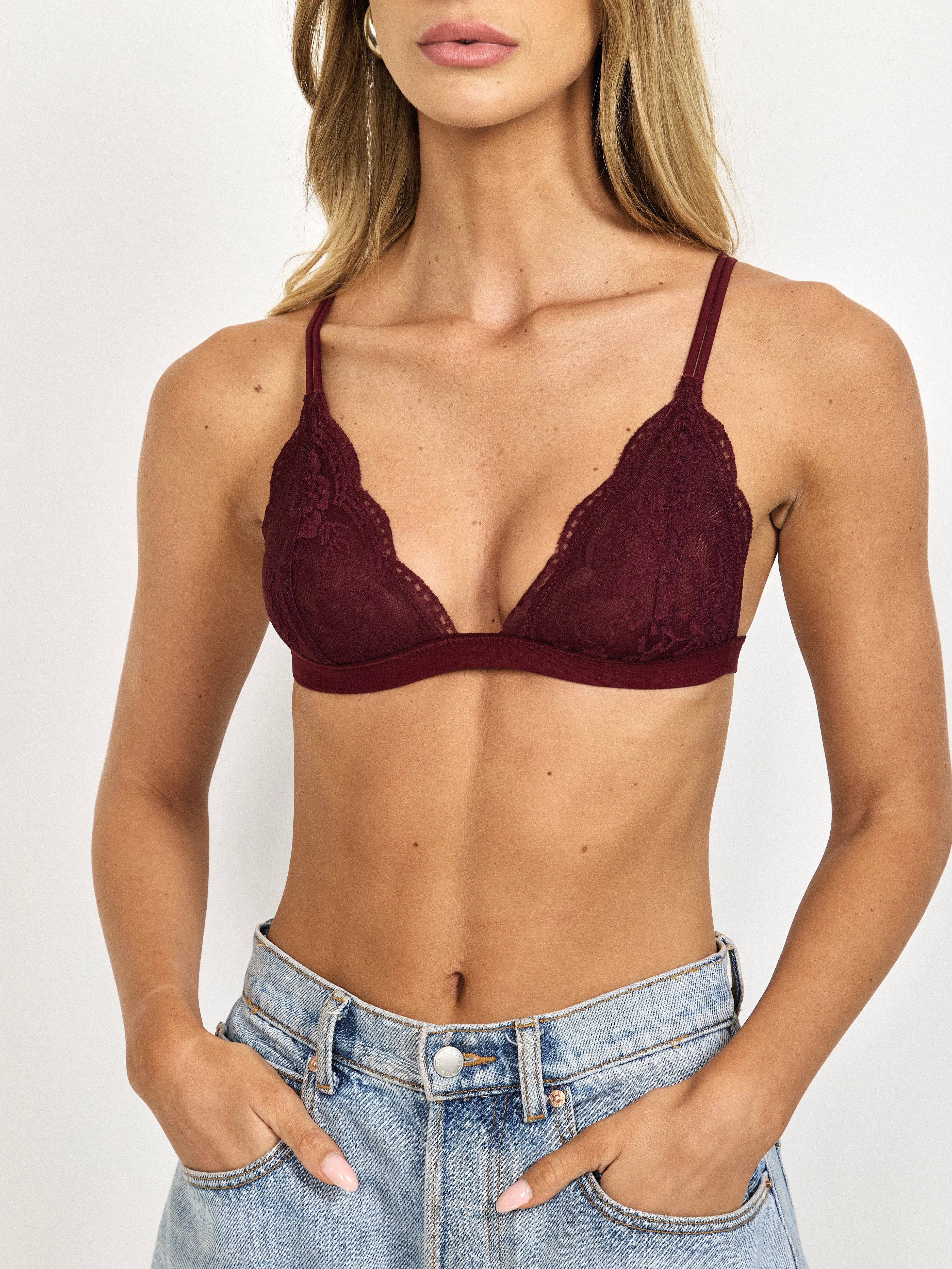 Loren Bralette - Burgundy