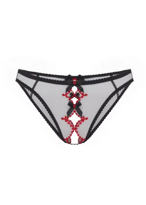 Lorna Heart Ouvert (Black / Red)