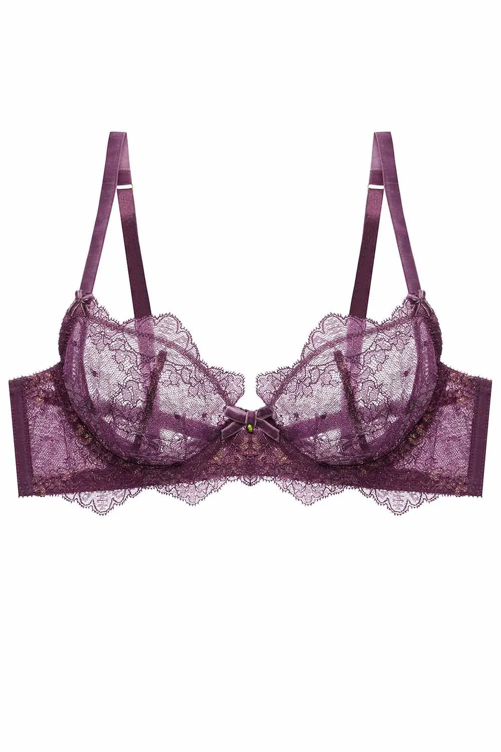 Lurex Amythest Bra