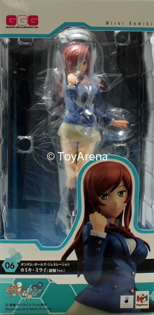 Megahouse Gundam Girls Generation Kamiki Mirai Uniform Ver. Gundam Build Fighters Try Statue Figure