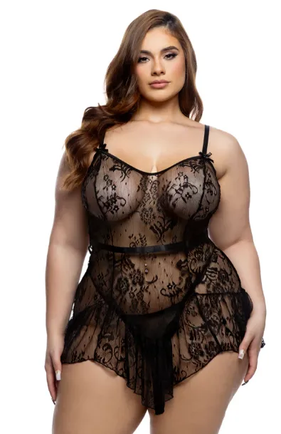 Midnight Kiss Slip - Black LI801