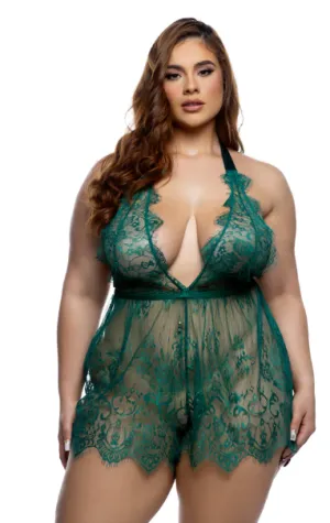Midsummer Night Romper - Green LI817