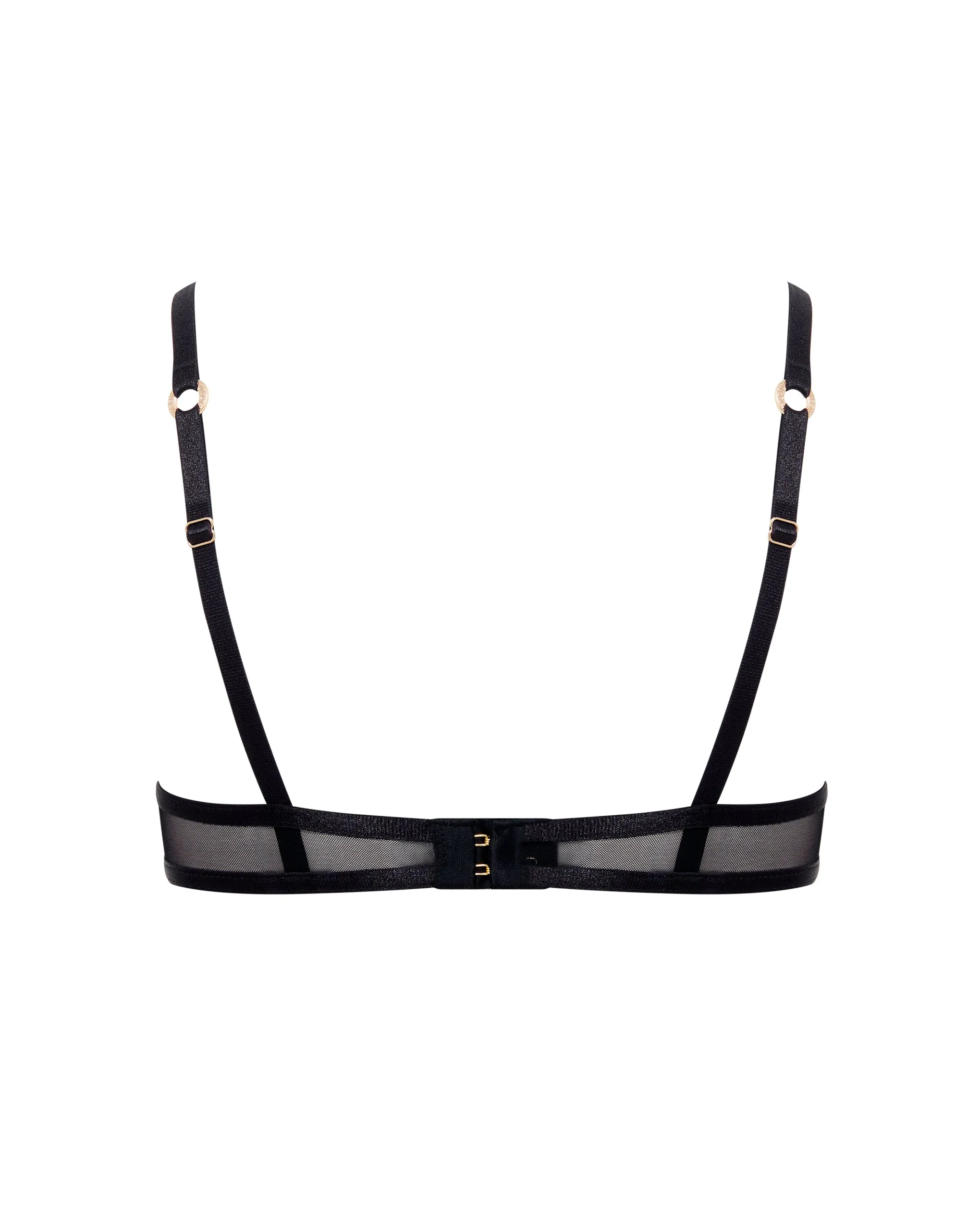 Naomi Mesh Bra Black