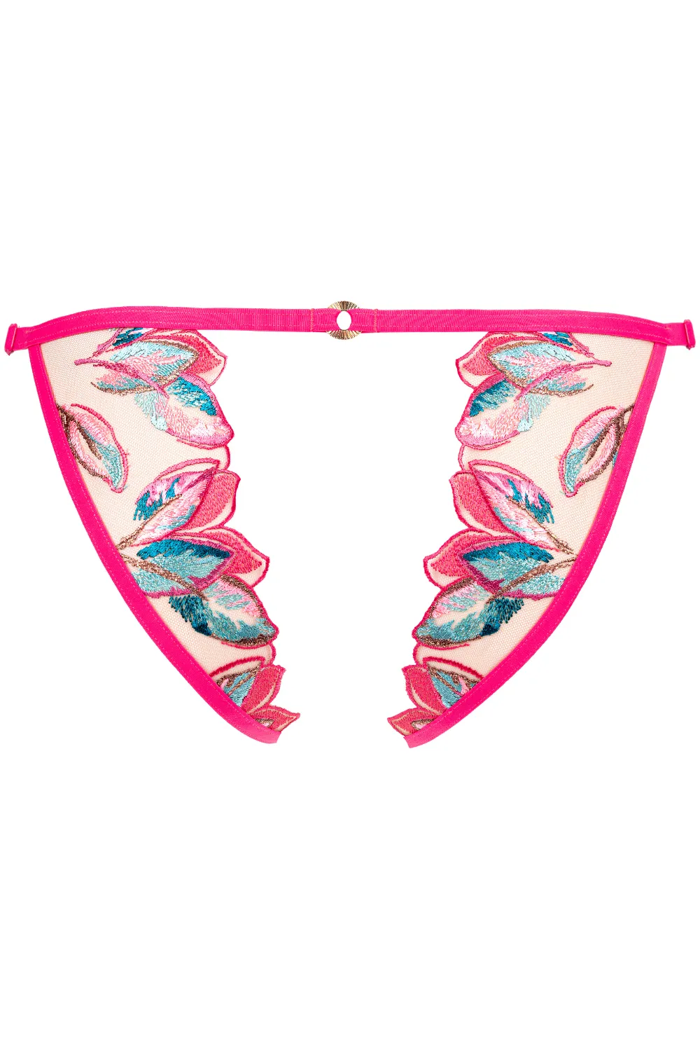 Oiseau de Paradis Open Back Brief in Cherry