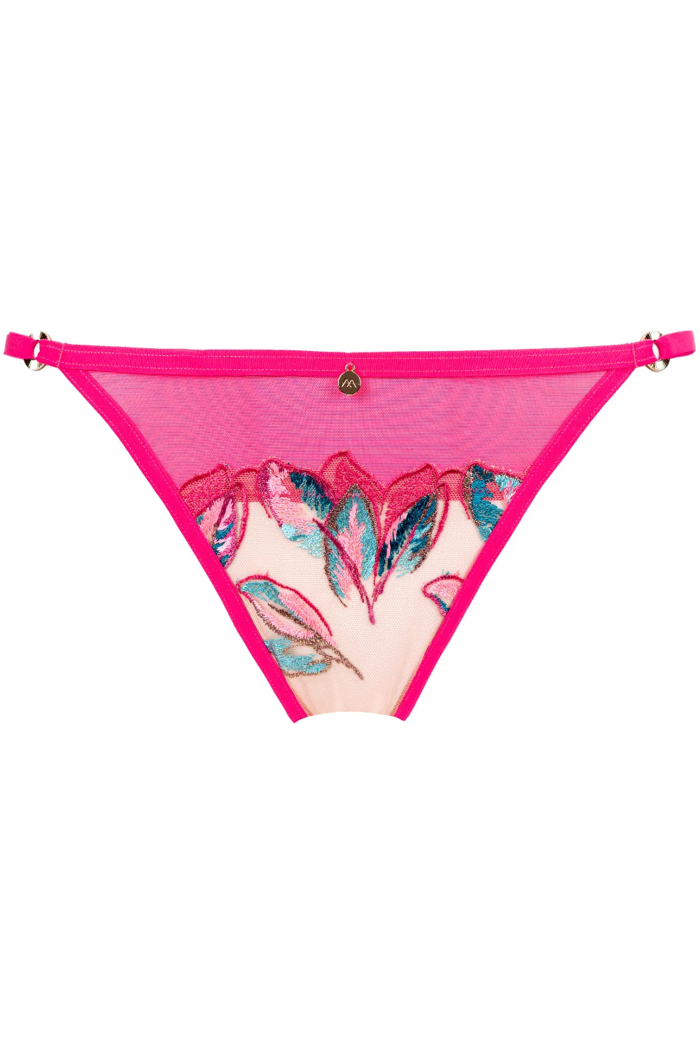 Oiseau de Paradis Open Back Brief in Cherry