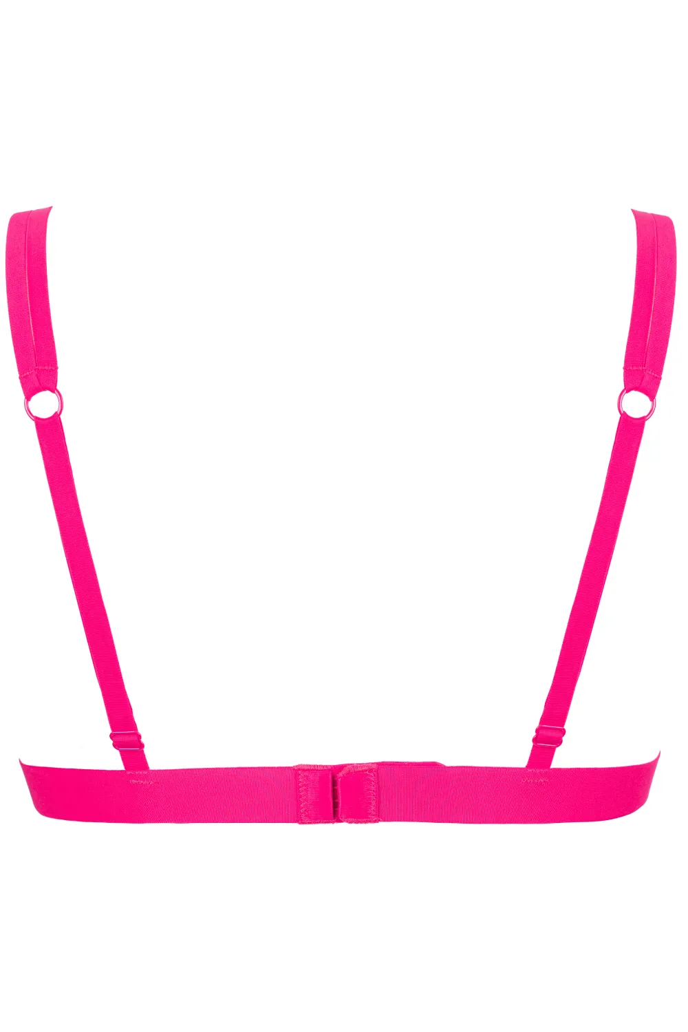Oiseau de Paradis Wireless Triangle Bra in Cherry