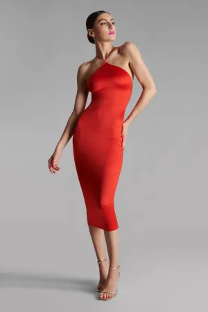 Open Back Midi Dress - French Kiss