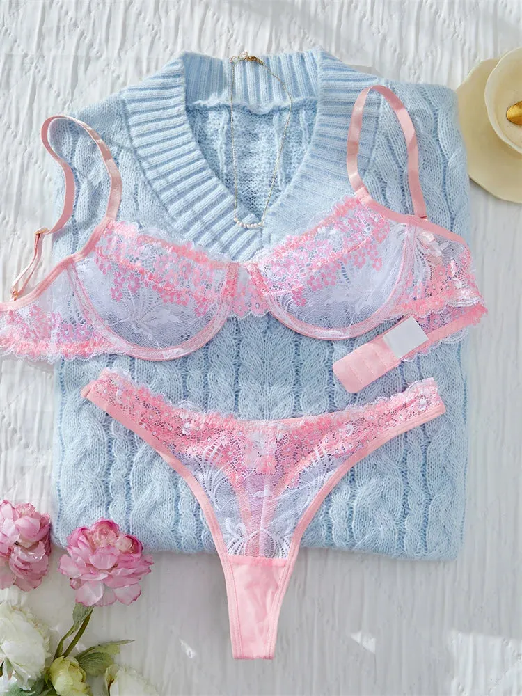 #PB Pink Bra and Panty Set