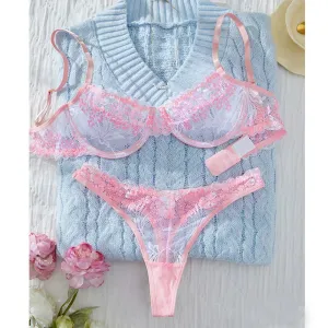 #PB Pink Bra and Panty Set