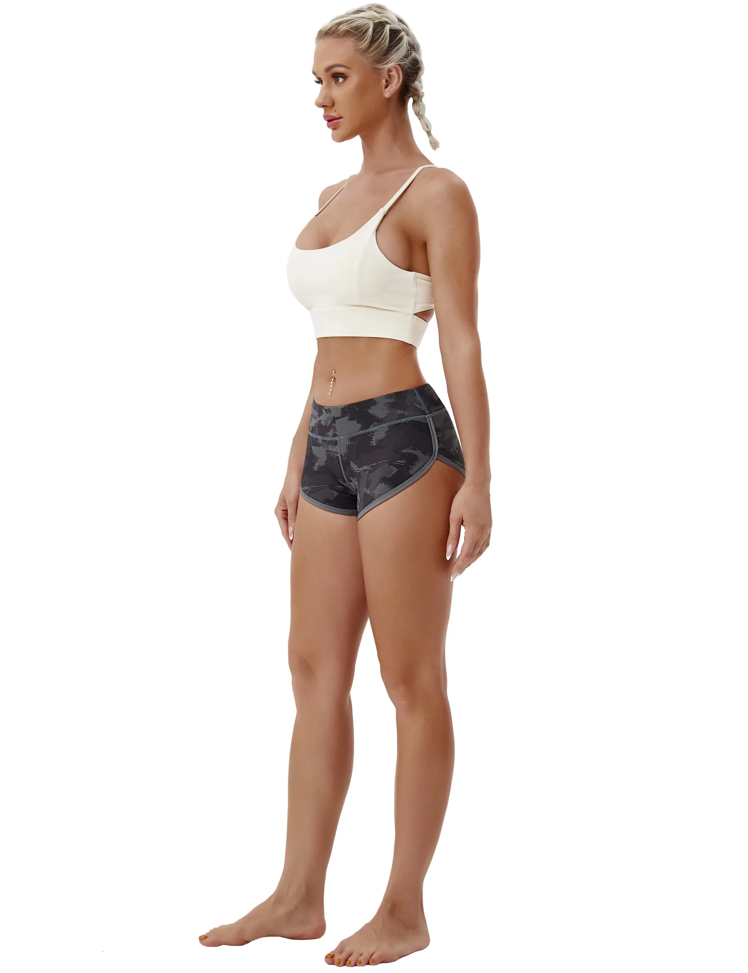 Printed Booty Golf Shorts dimgray brushcamo_Golf