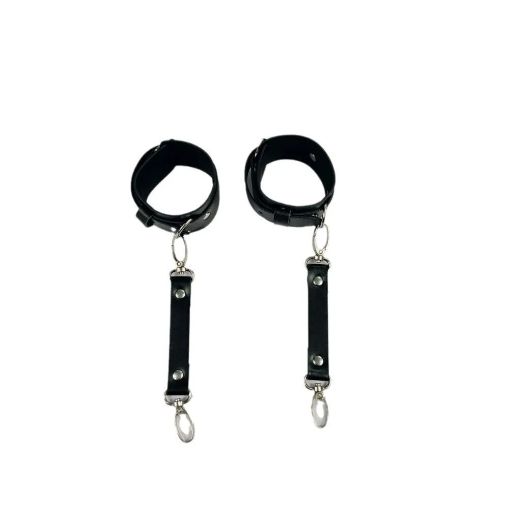 Reckless Nights Leather Handcuff Roleplay