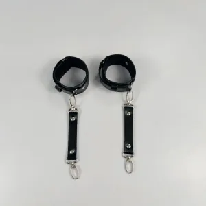 Reckless Nights Leather Handcuff Roleplay