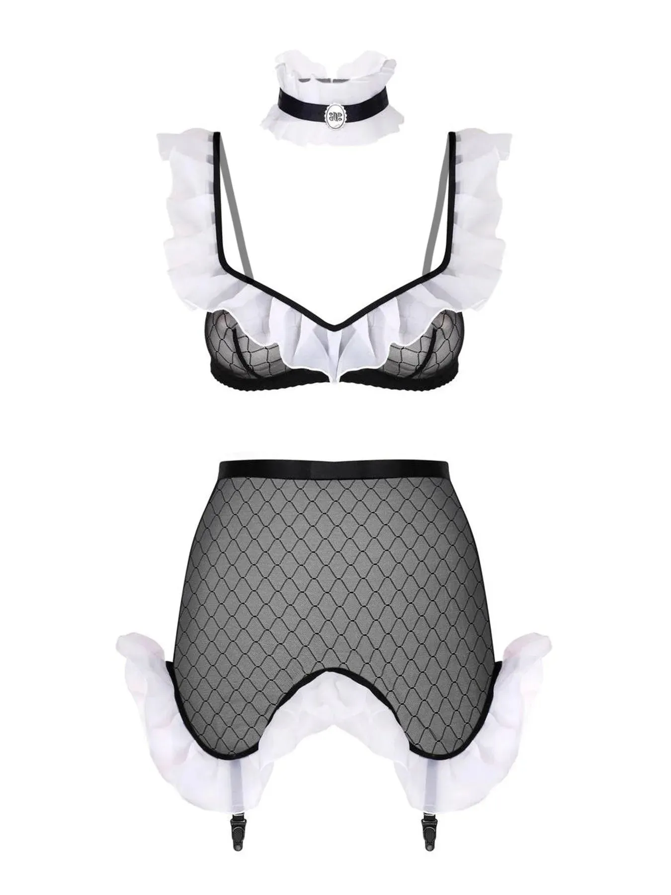 Role-playing lingerie set French maid