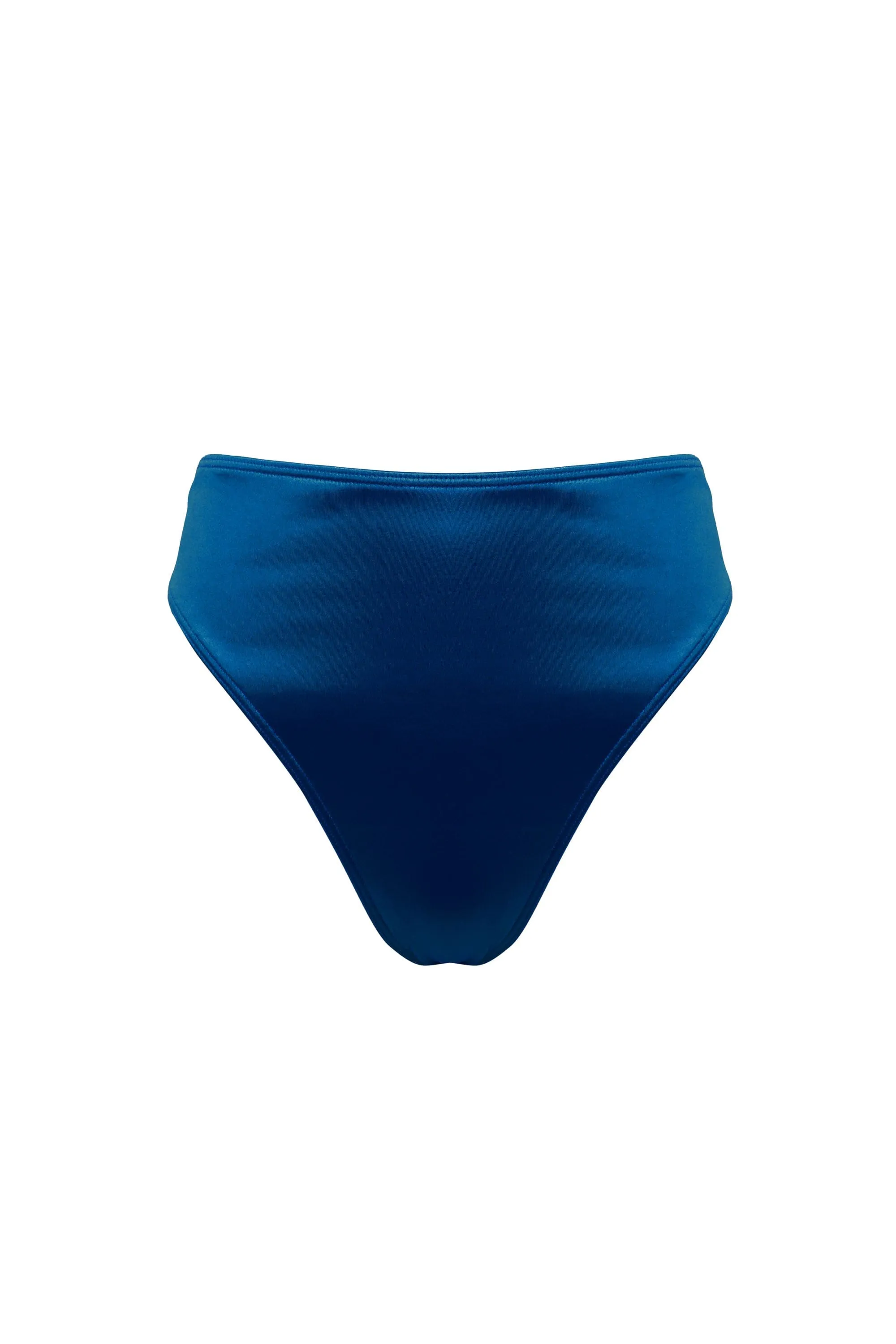 Sadie Cornflower Blue High Waisted Bikini Bottom