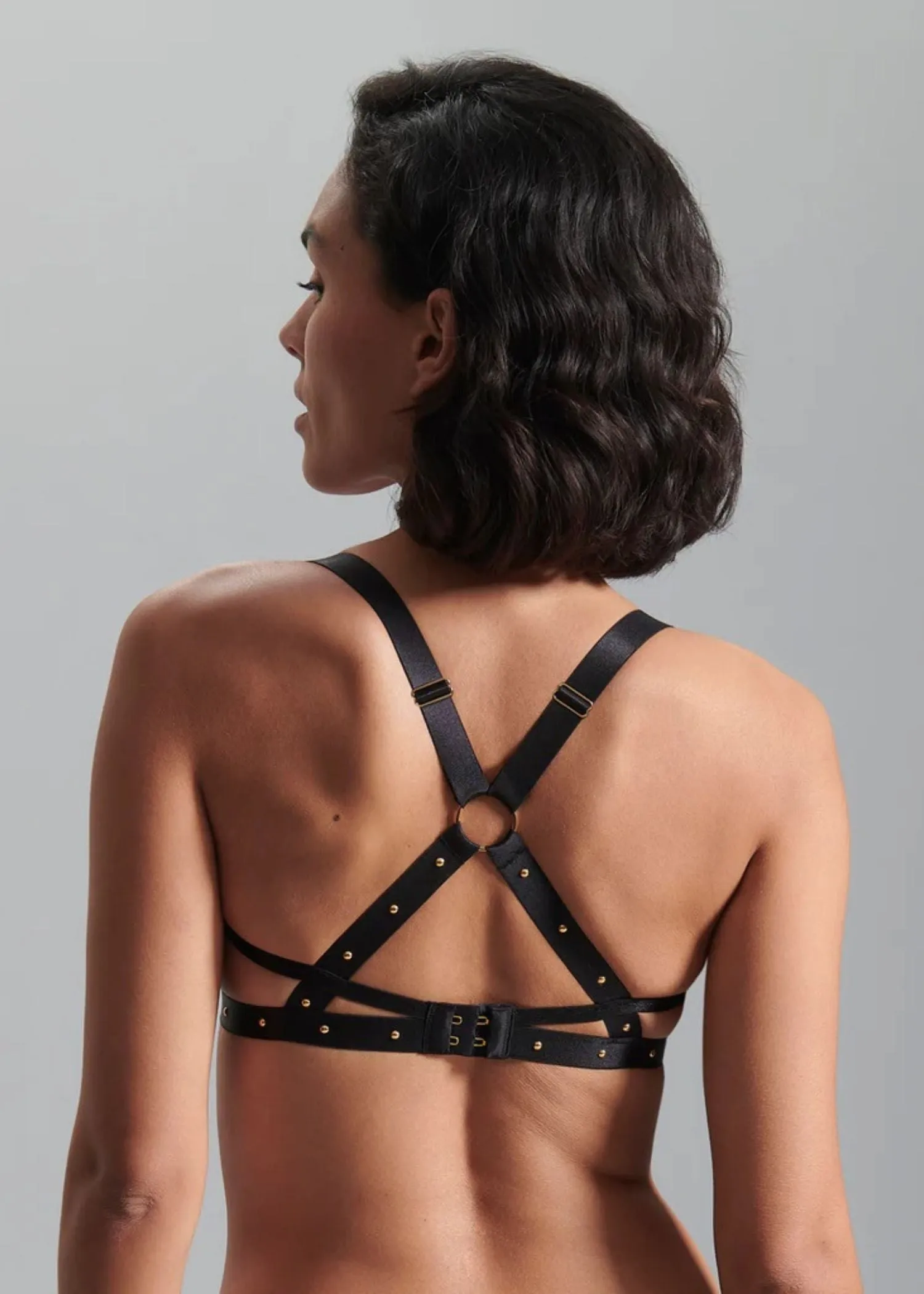 Sana Open Wired Bra (Black)