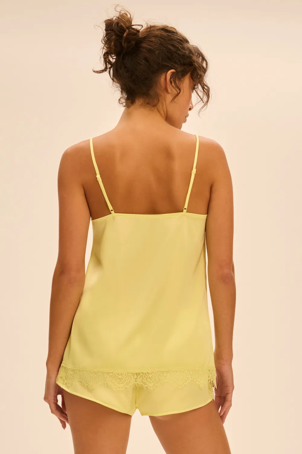 Satin Secrets Short in Yellow