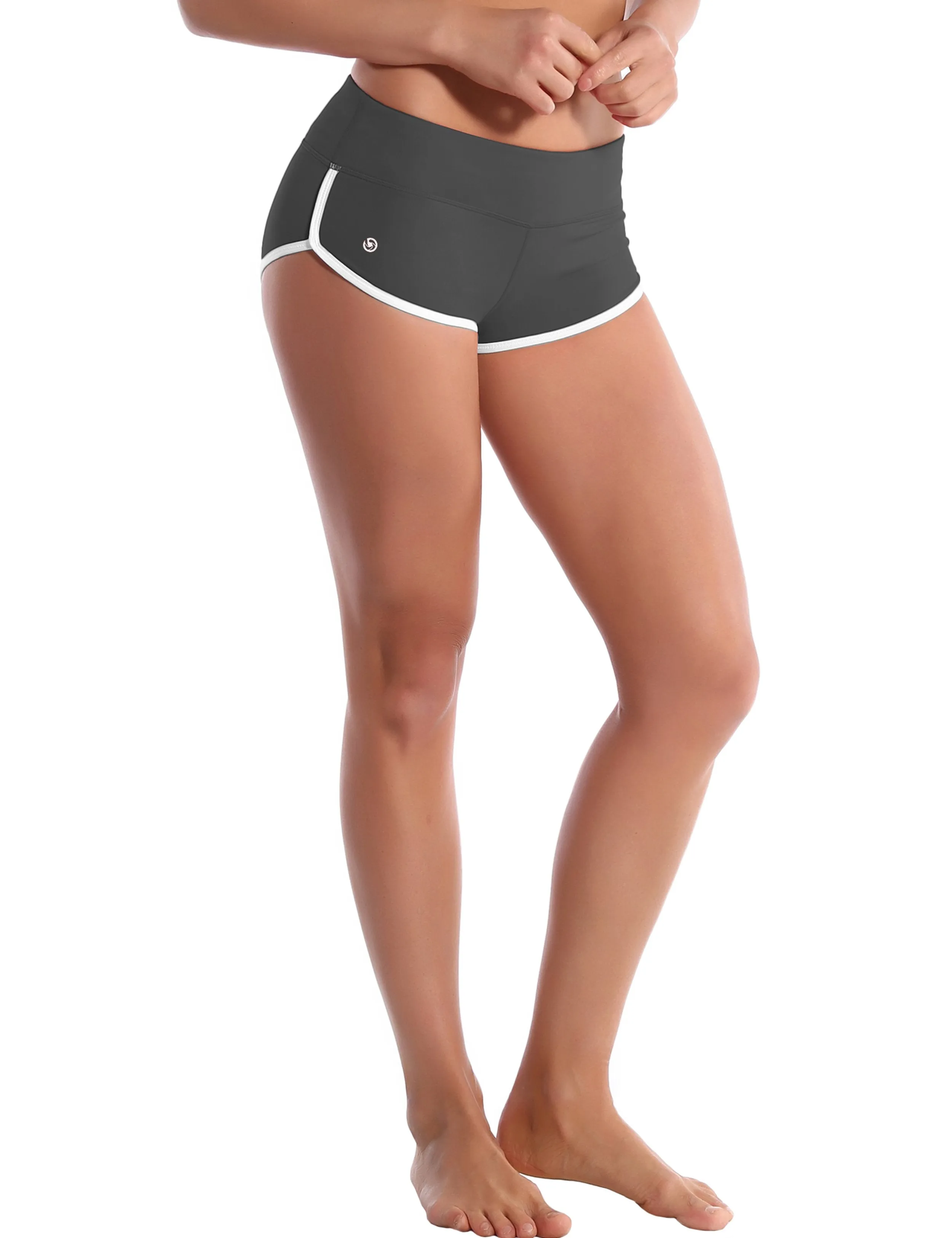 Sexy Booty Biking Shorts shadowcharcoal ins_Biking