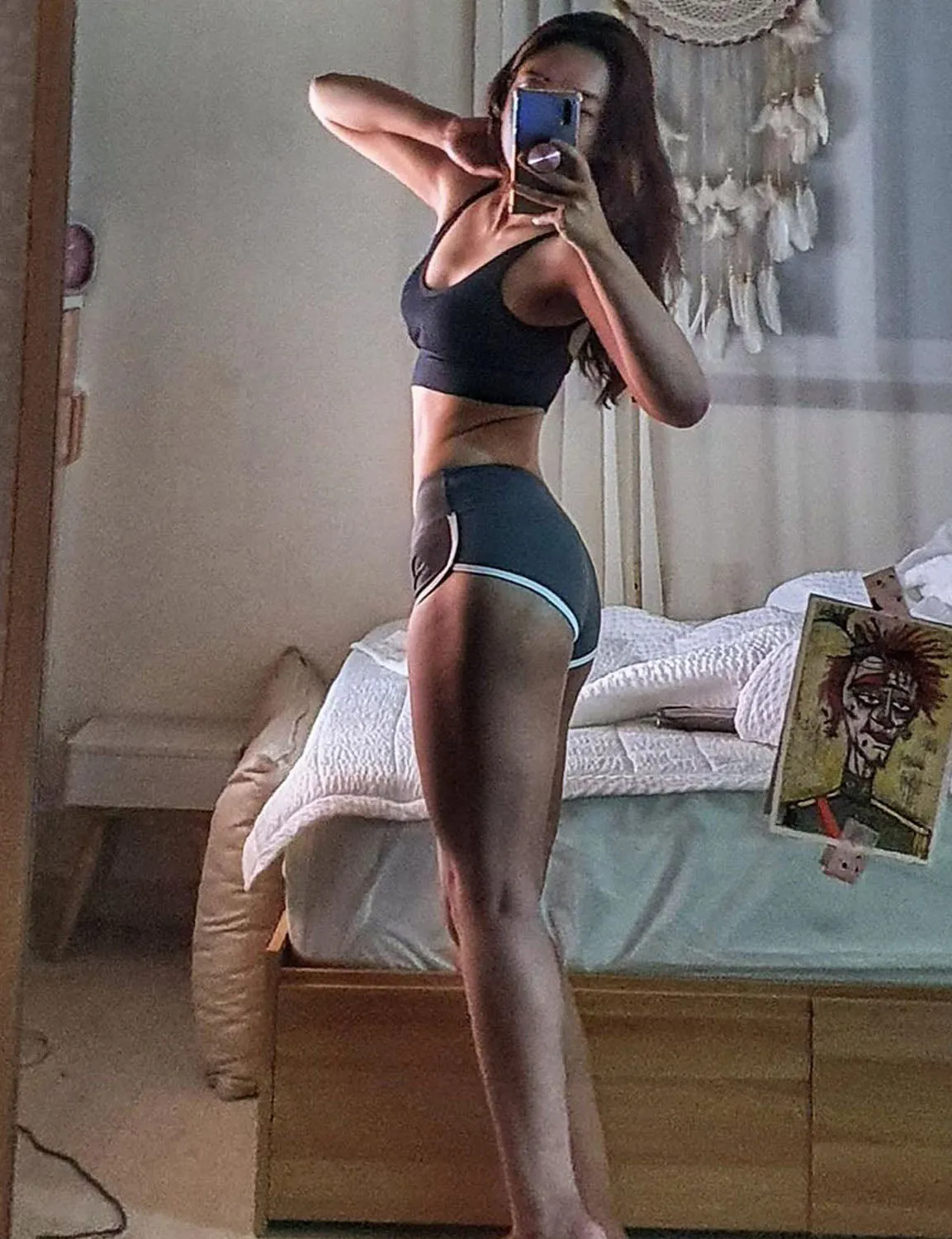 Sexy Booty Biking Shorts shadowcharcoal ins_Biking