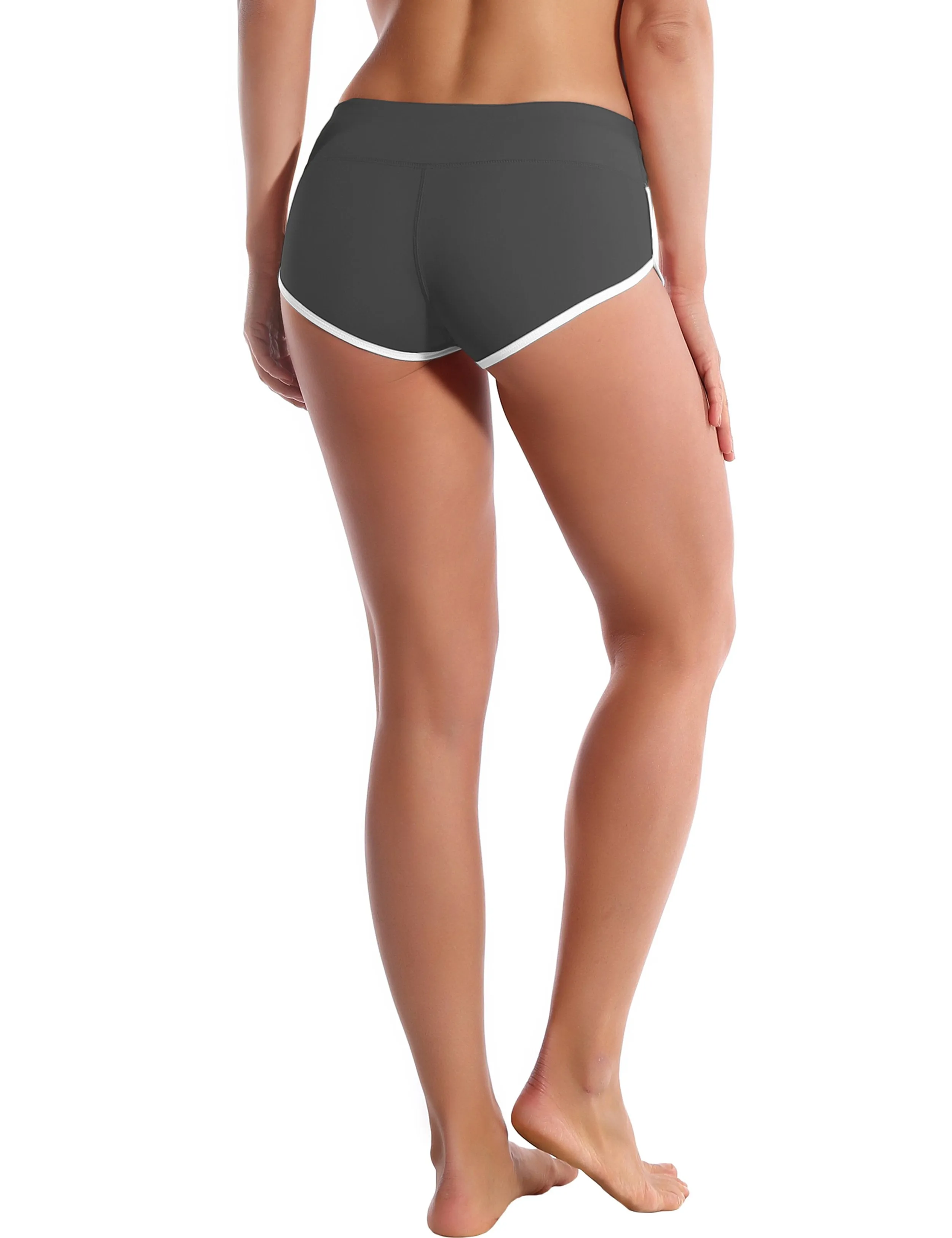 Sexy Booty Biking Shorts shadowcharcoal ins_Biking