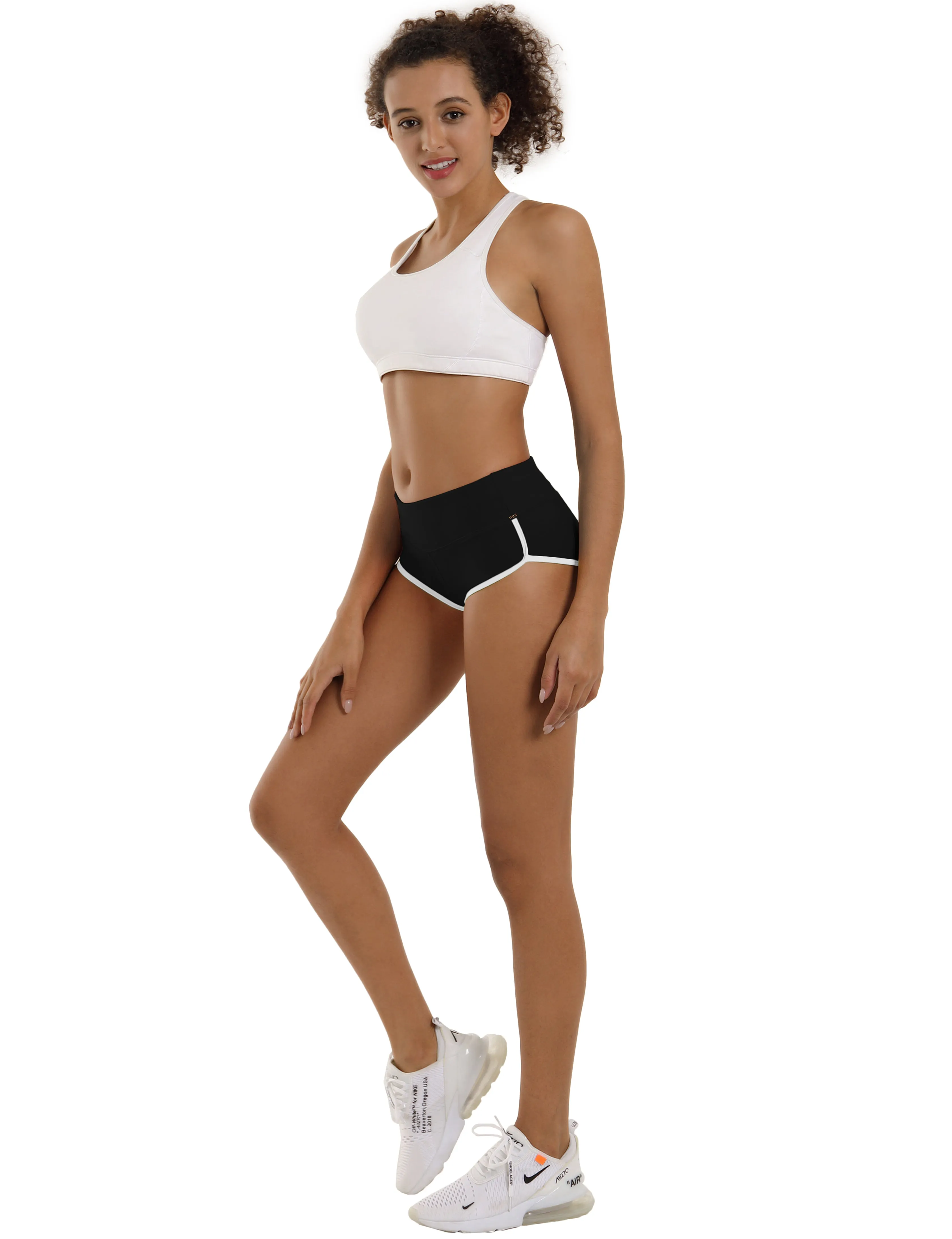 Sexy Booty Plus Size Shorts black_Plus Size
