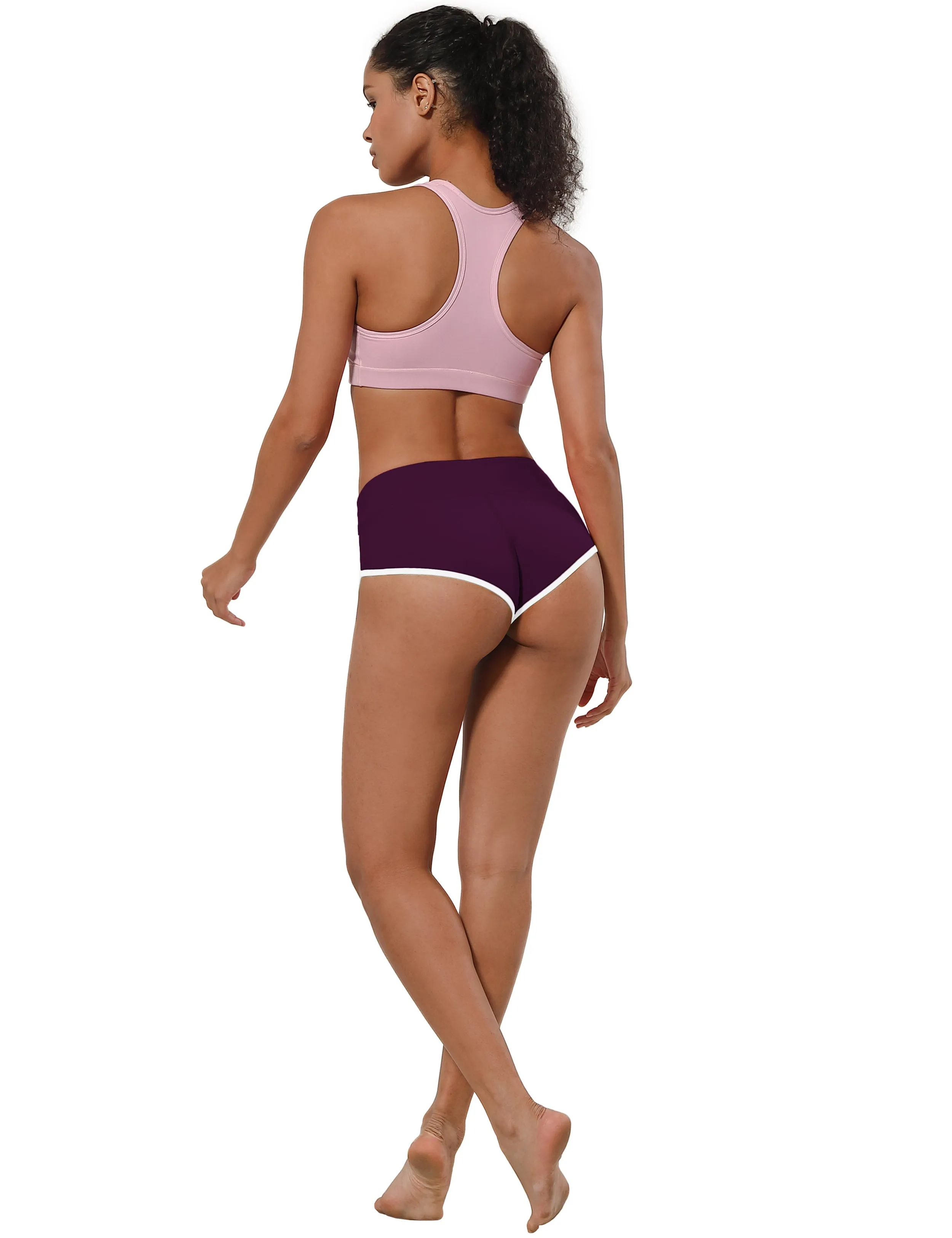 Sexy Booty Plus Size Shorts plum_Plus Size