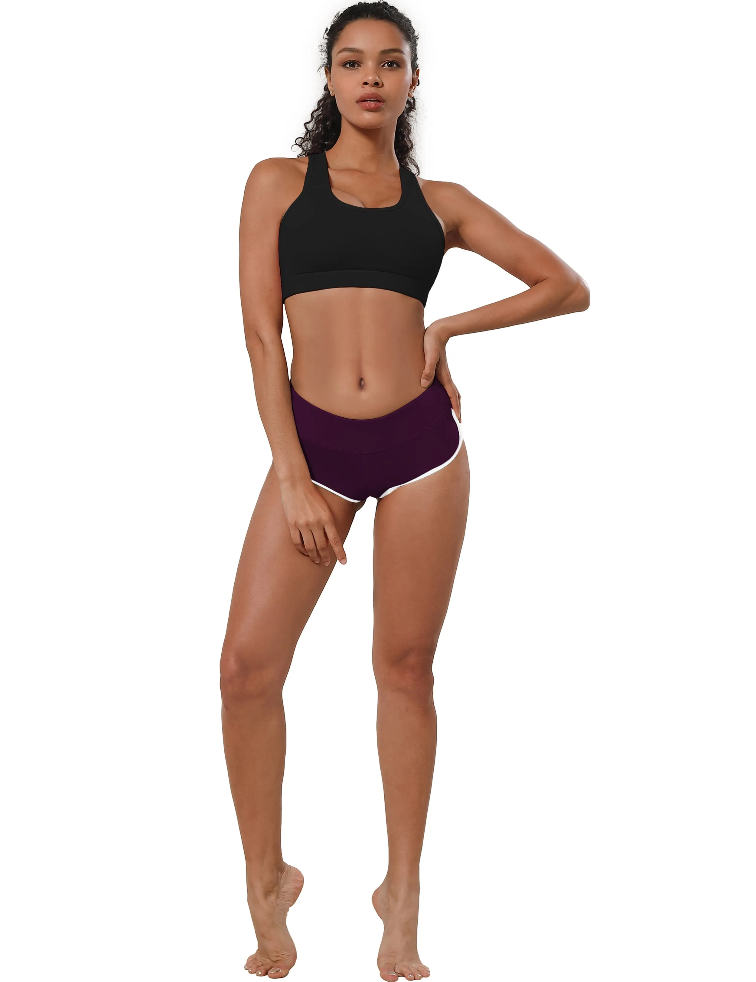 Sexy Booty Plus Size Shorts plum_Plus Size