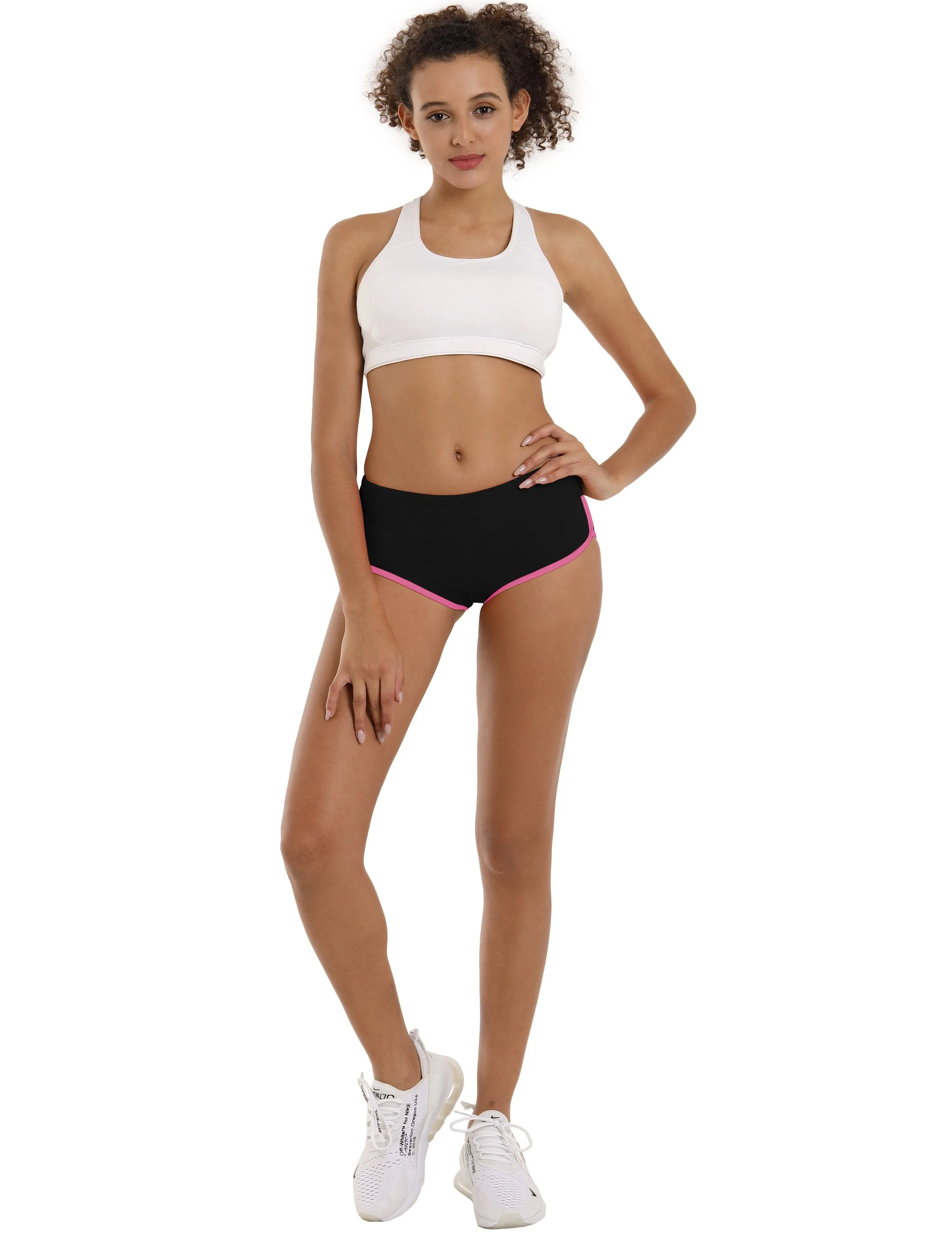 Sexy Booty Tall Size Shorts black_pink ins_Tall Size